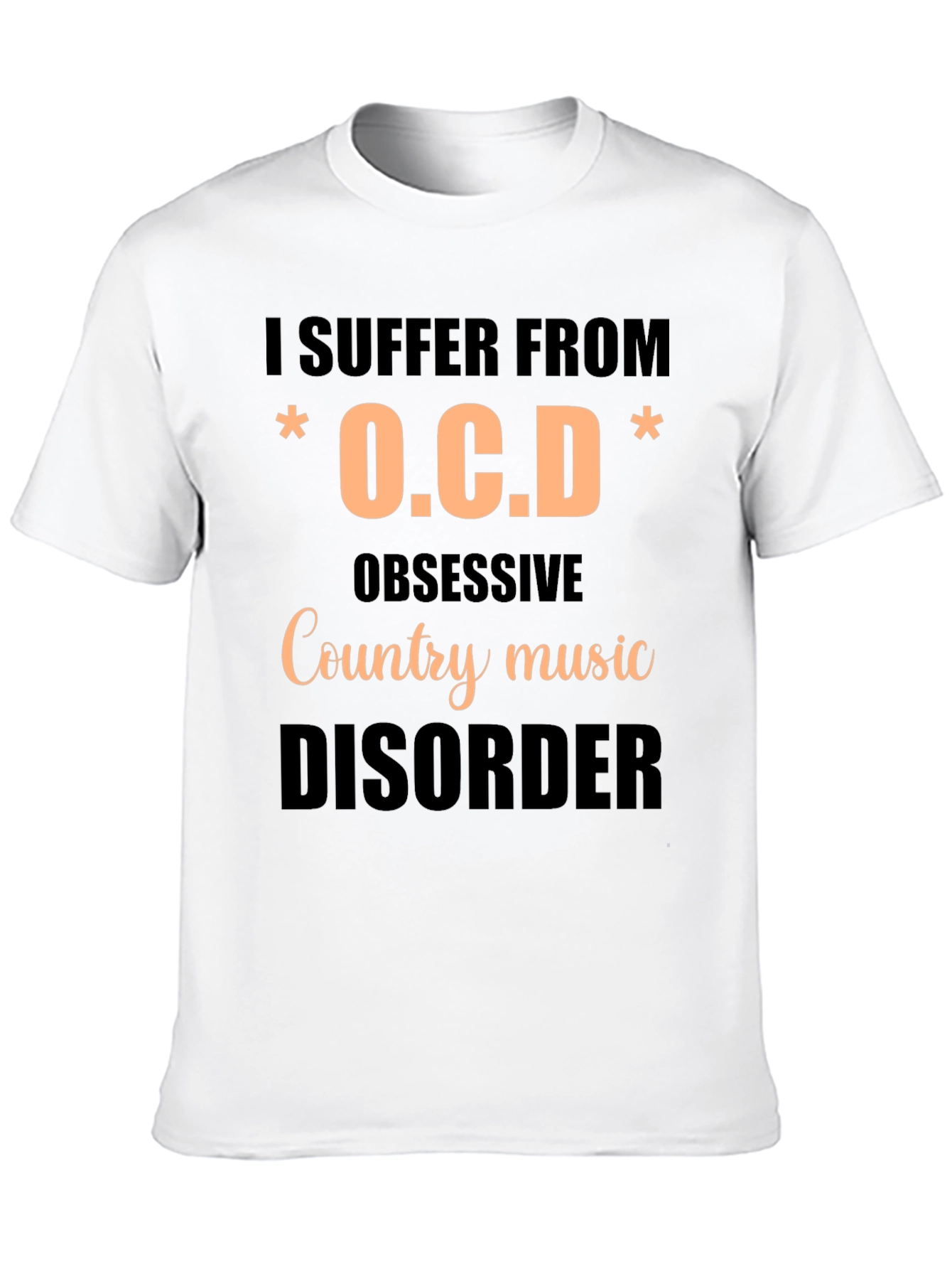 Funny Country Music Disorder T-Shirt