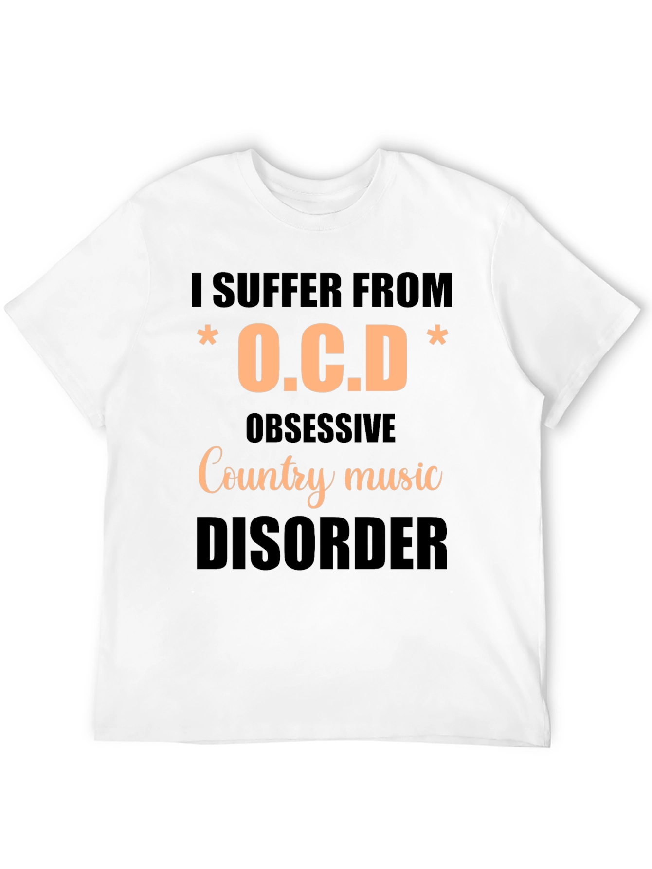 Funny Country Music Disorder T-Shirt