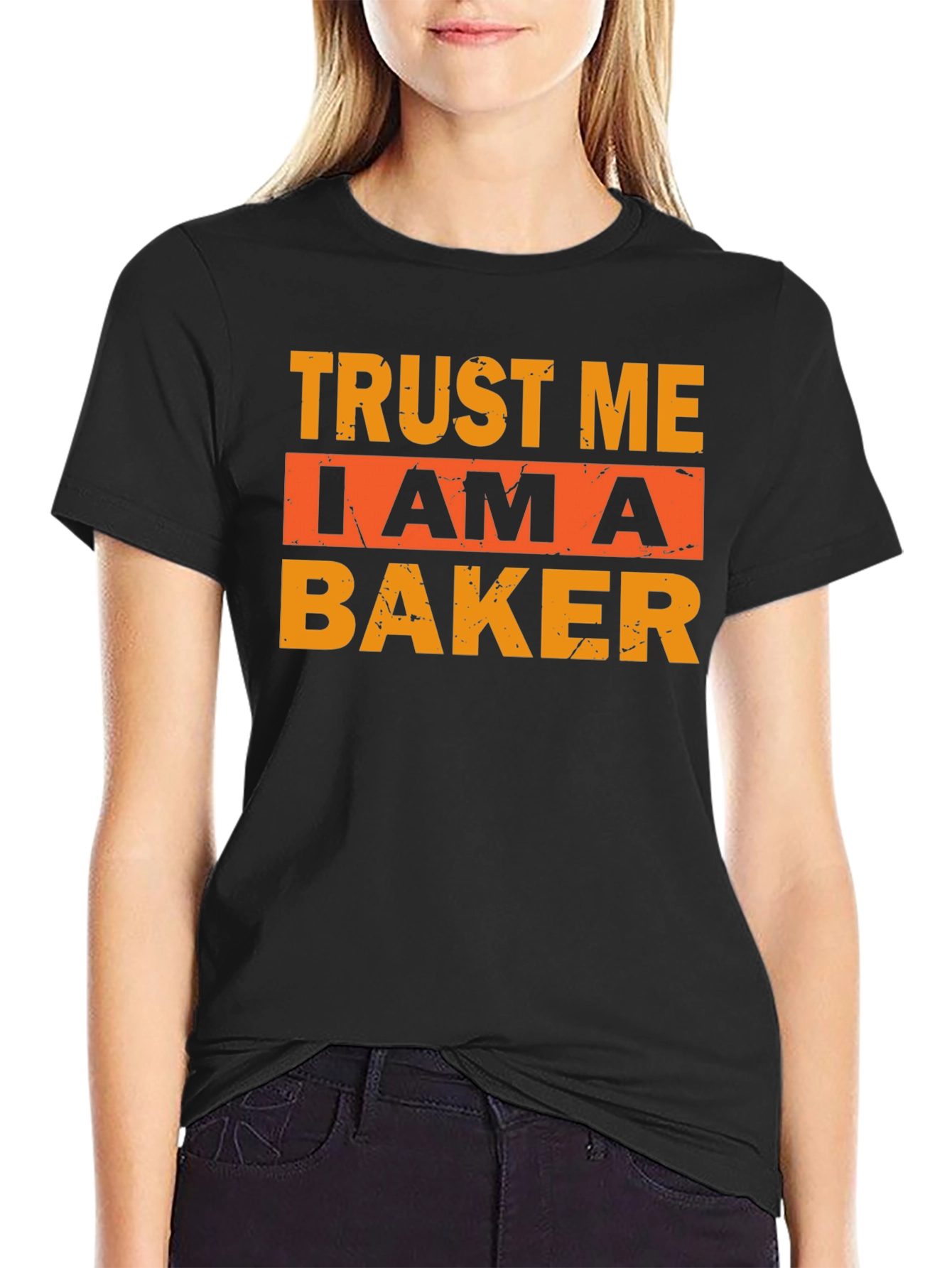 Trust Me I Am A Baker T-Shirt - Black