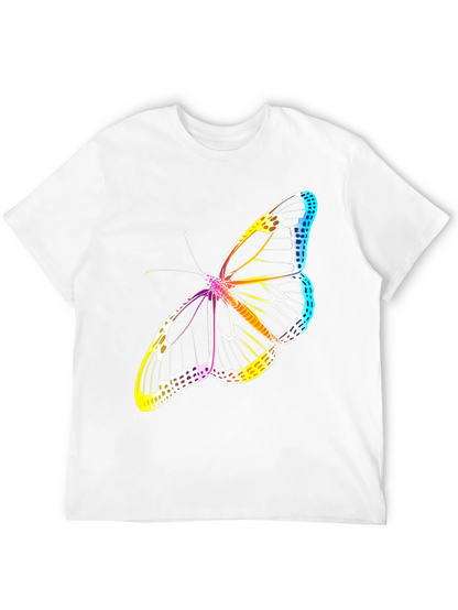 Butterfly Graphic Tee - Mens Black T-Shirt