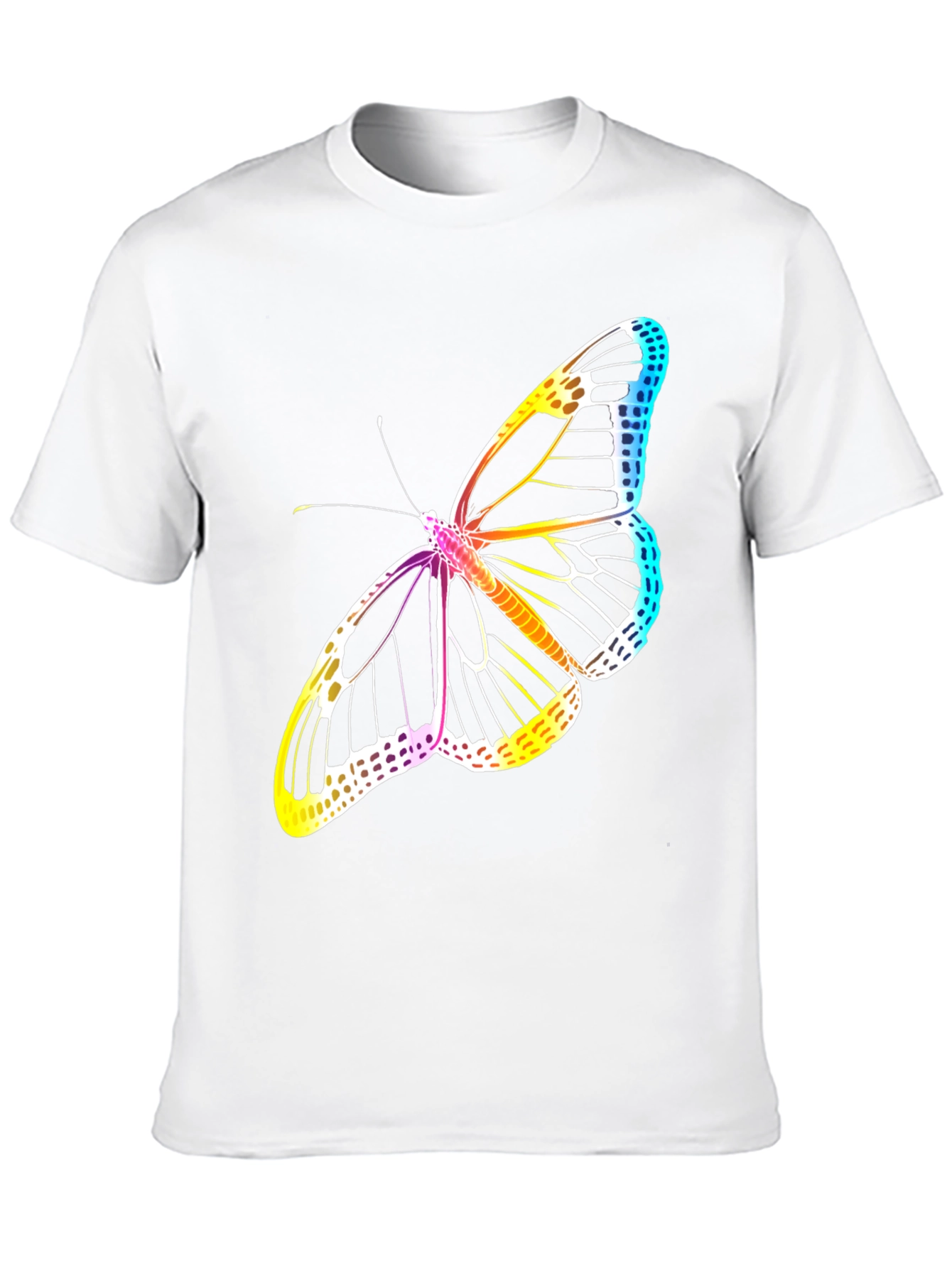 Butterfly Graphic Tee - Mens Black T-Shirt