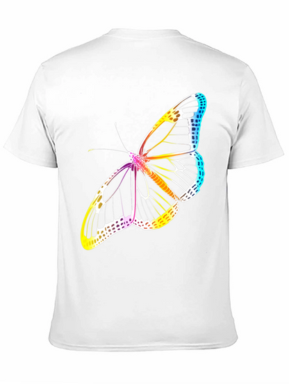 Butterfly Graphic Tee - Mens Black T-Shirt