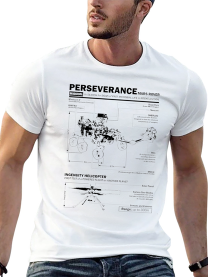 Perseverance Mars Rover Graphic T-Shirt