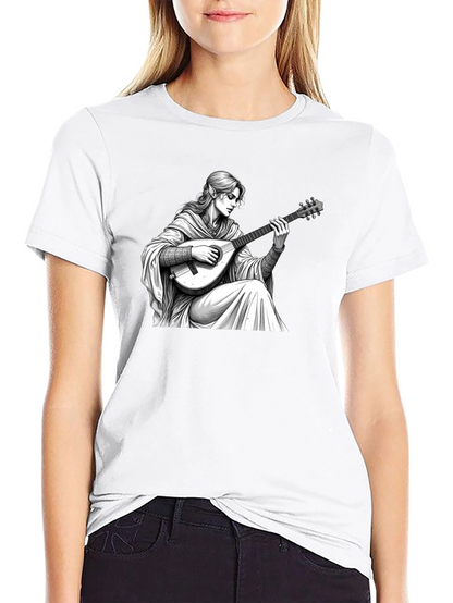 Bard Graphic Tee - Fantasy Musician T-Shirt