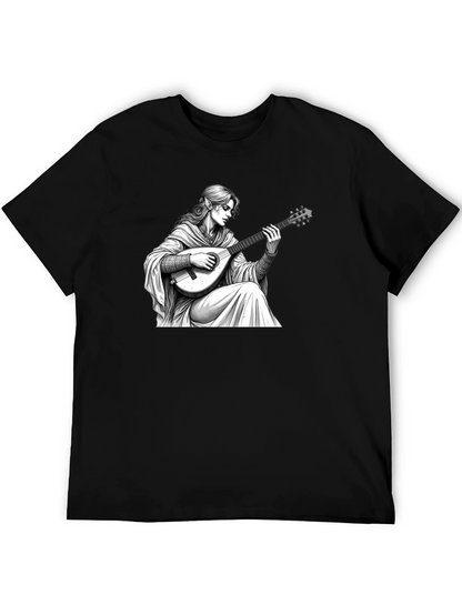 Bard Graphic Tee - Fantasy Musician T-Shirt