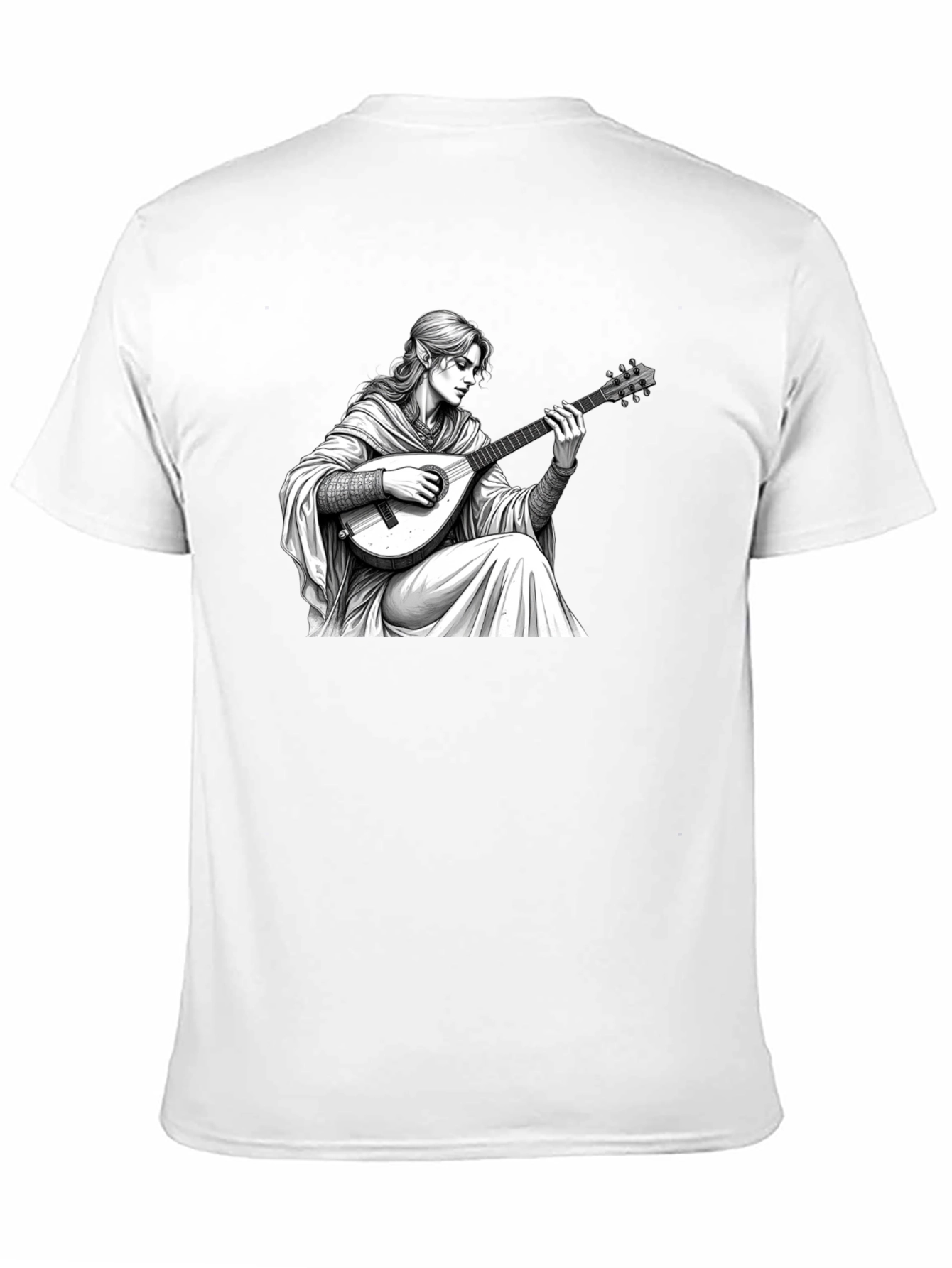 Bard Graphic Tee - Fantasy Musician T-Shirt