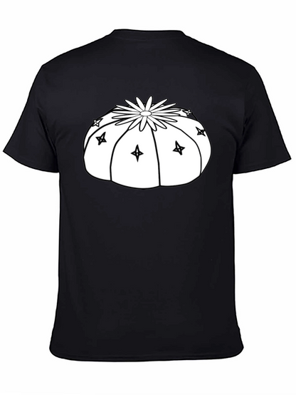 Cactus Starburst Graphic T-Shirt - Black