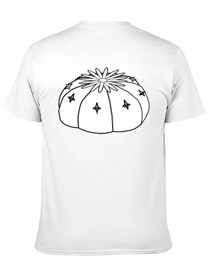 Cactus Starburst Graphic T-Shirt - Black