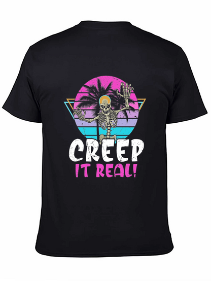 Creep It Real Skeleton Graphic Tee