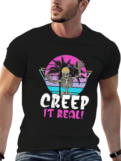 Creep It Real Skeleton Graphic Tee