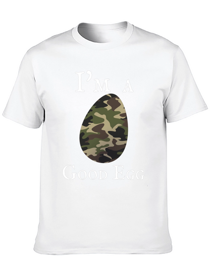 Im a Good Egg Camo Humor T-Shirt