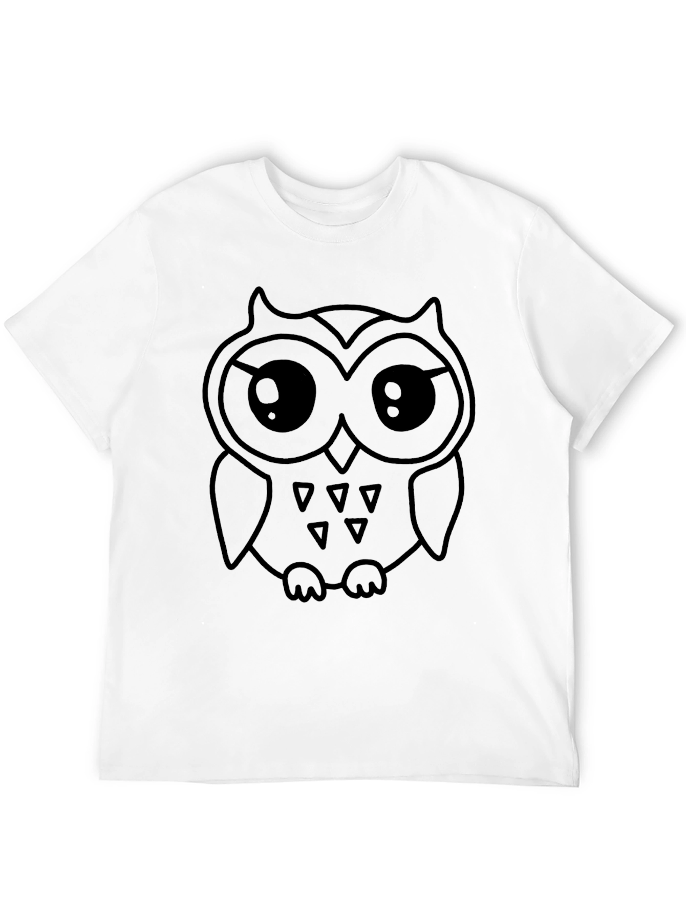 Black Owl Graphic Tee - Casual Style