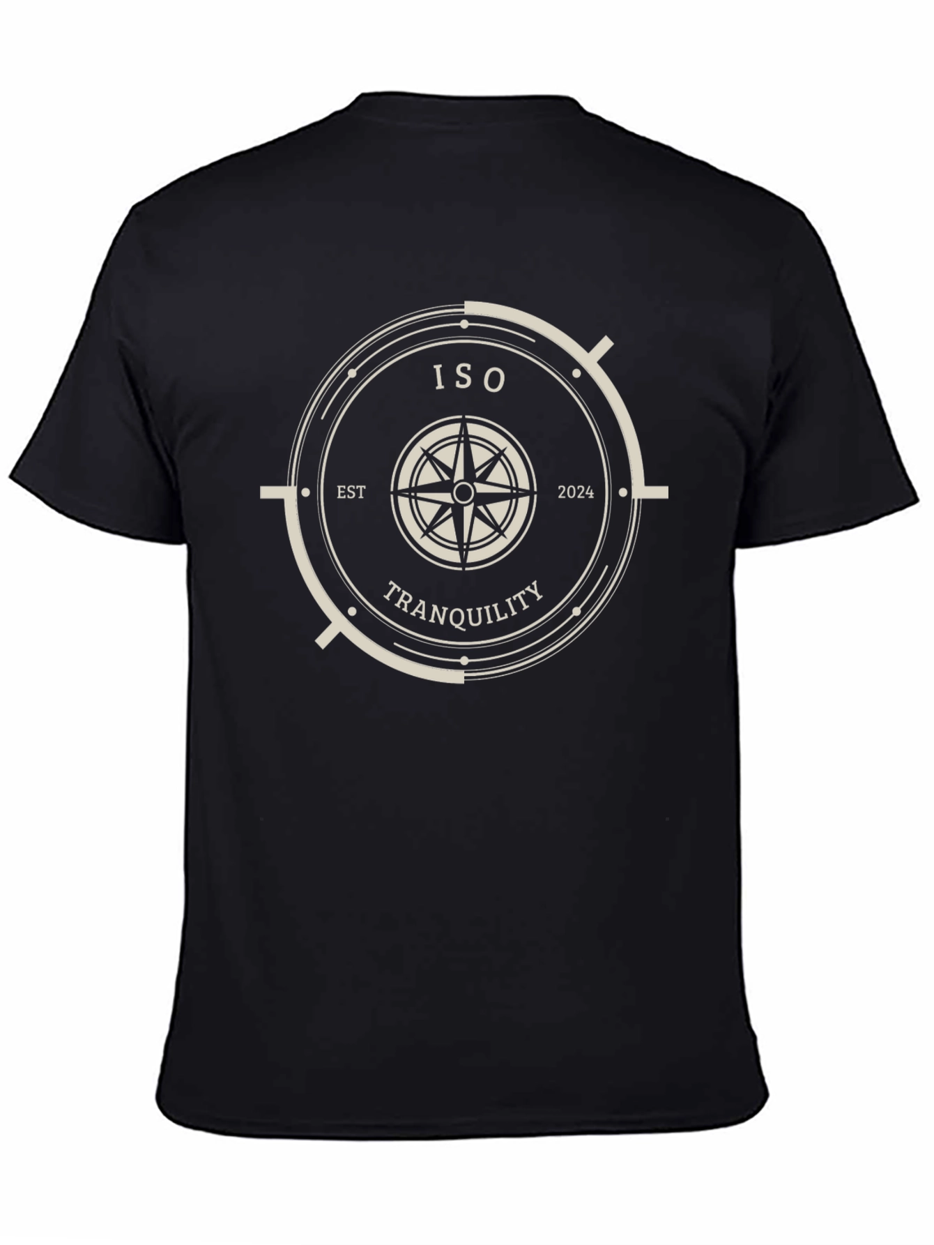 ISO Tranquility Black Graphic T-Shirt