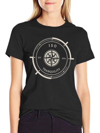 ISO Tranquility Black Graphic T-Shirt