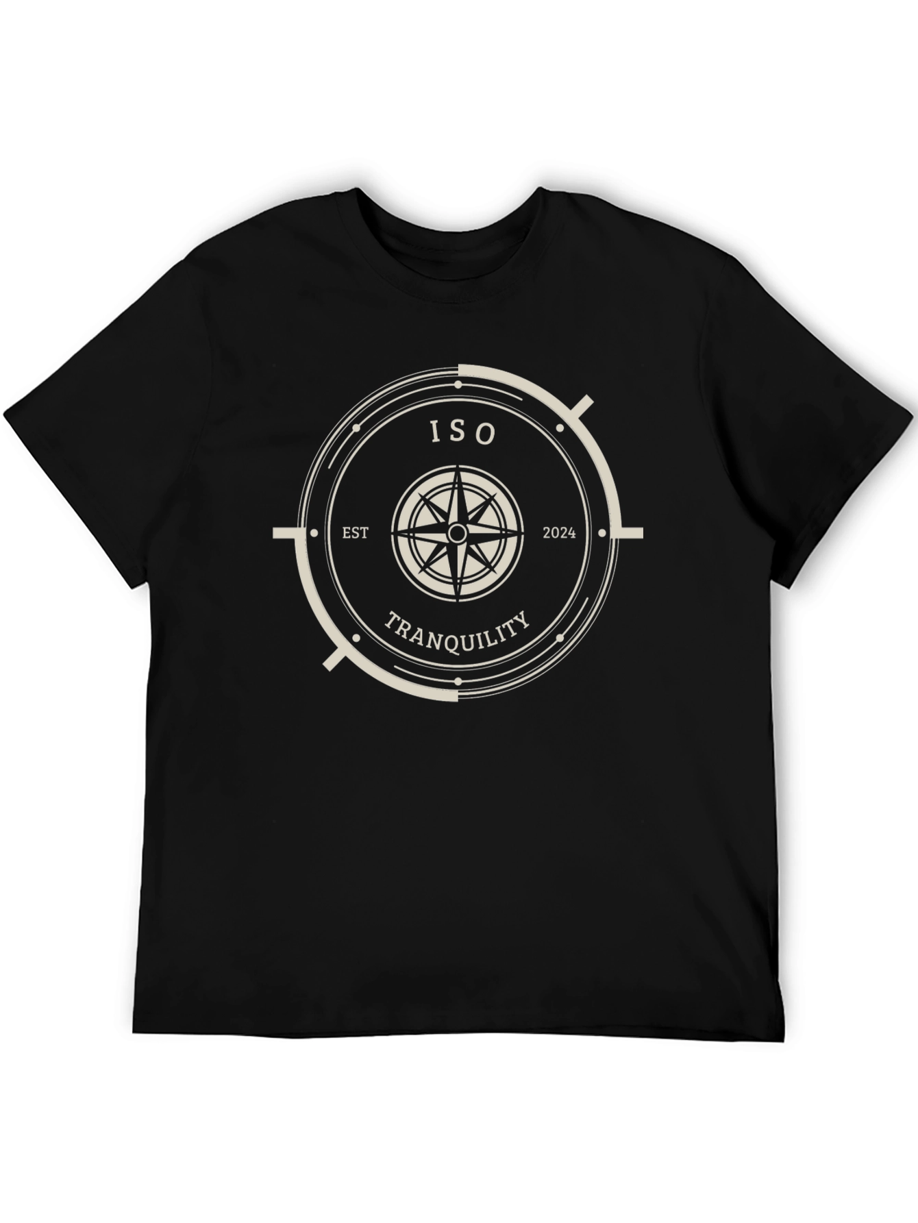 ISO Tranquility Black Graphic T-Shirt