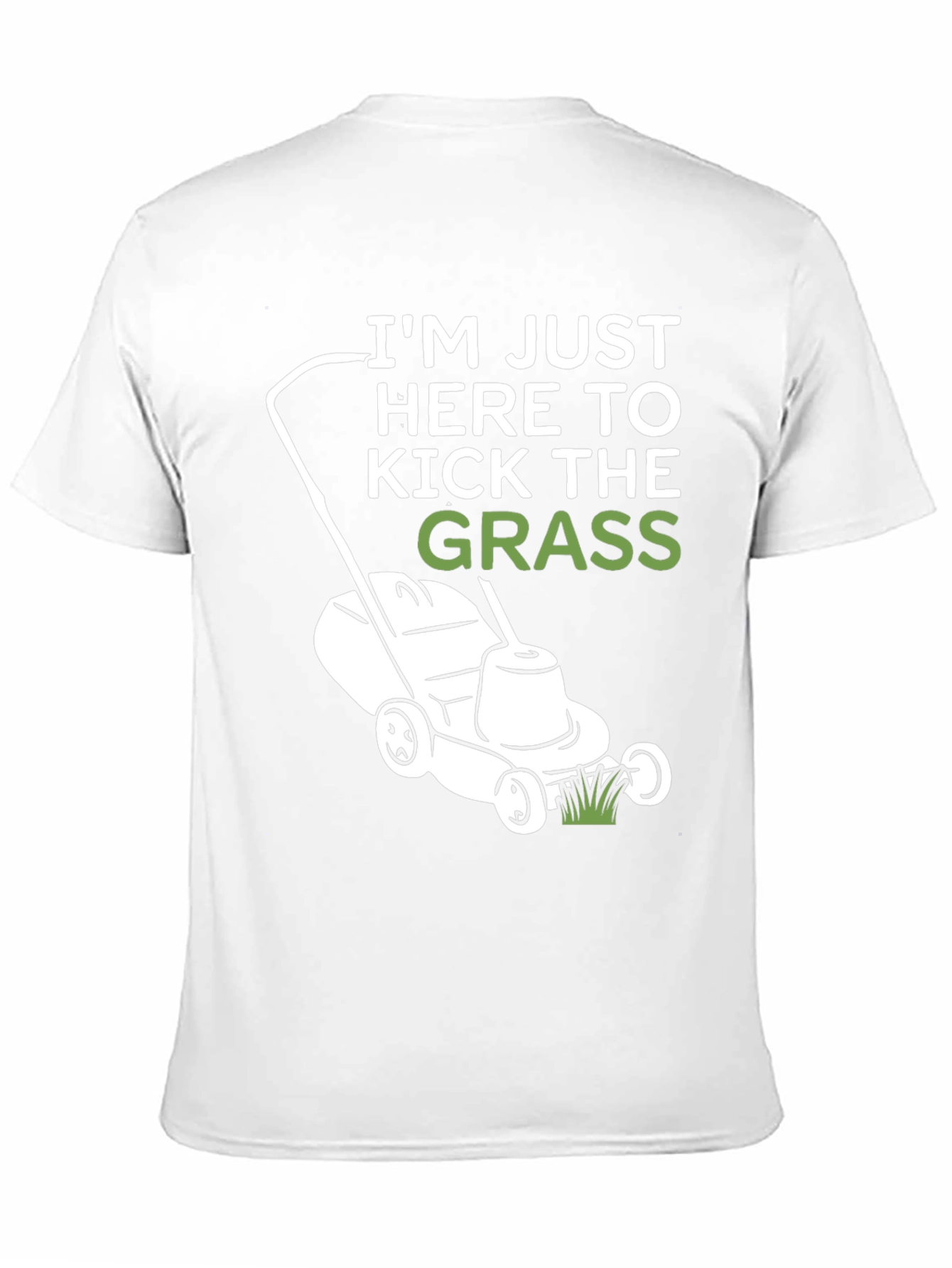 Kick the Grass T-Shirt - Black Cotton Tee