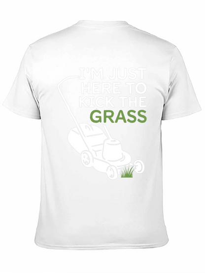 Kick the Grass T-Shirt - Black Cotton Tee