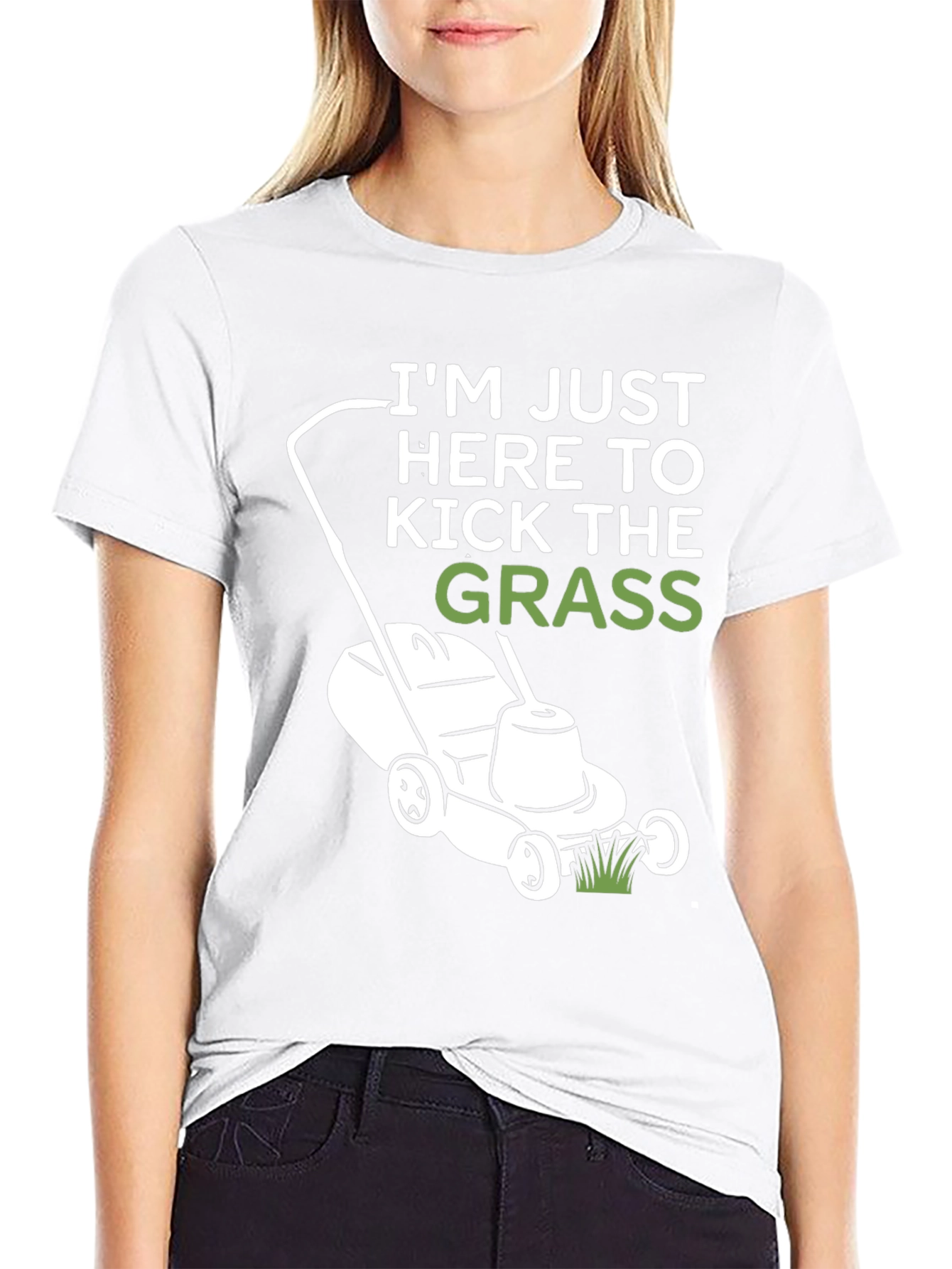 Kick the Grass T-Shirt - Black Cotton Tee