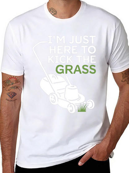 Kick the Grass T-Shirt - Black Cotton Tee
