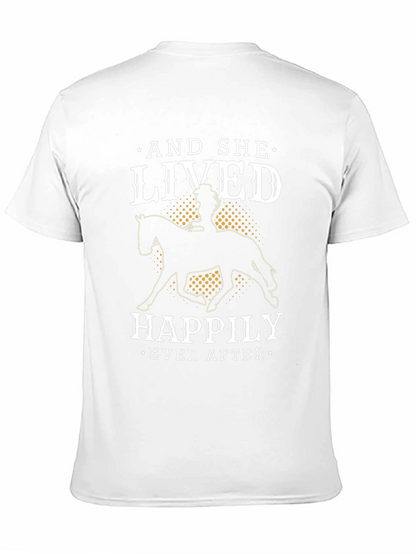 Equestrian T-Shirt - And She Lived Happily Ever After
