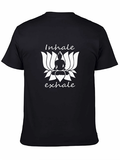 Inhale Exhale Lotus Graphic Tee