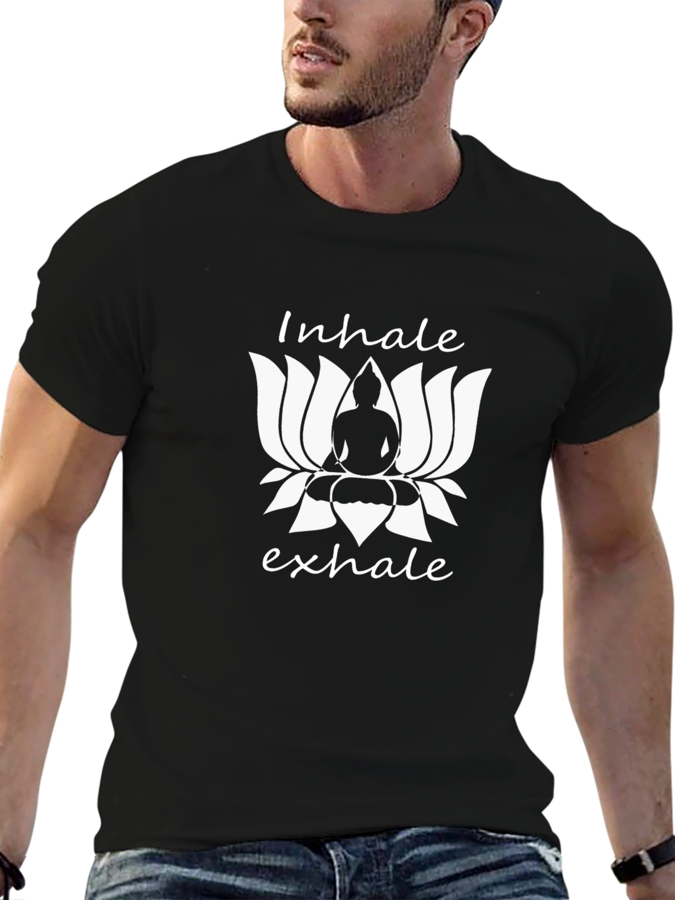 Inhale Exhale Lotus Graphic Tee