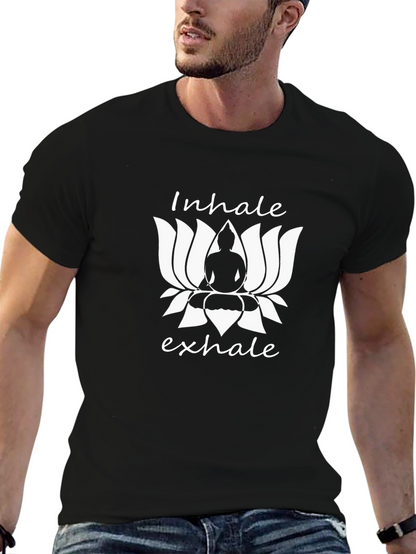 Inhale Exhale Lotus Graphic Tee
