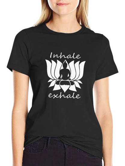 Inhale Exhale Lotus Graphic Tee