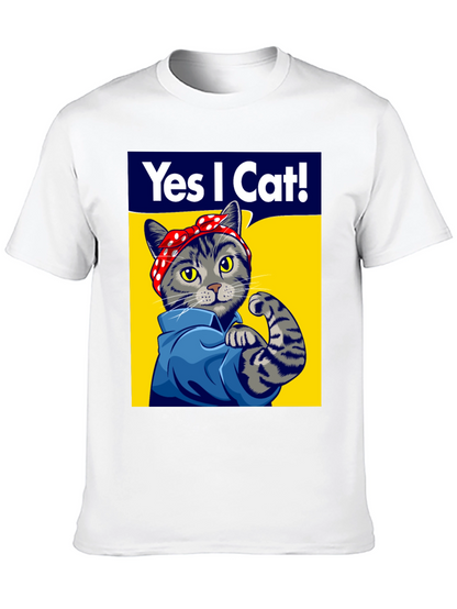 Rosie the Riveter Cat T-Shirt