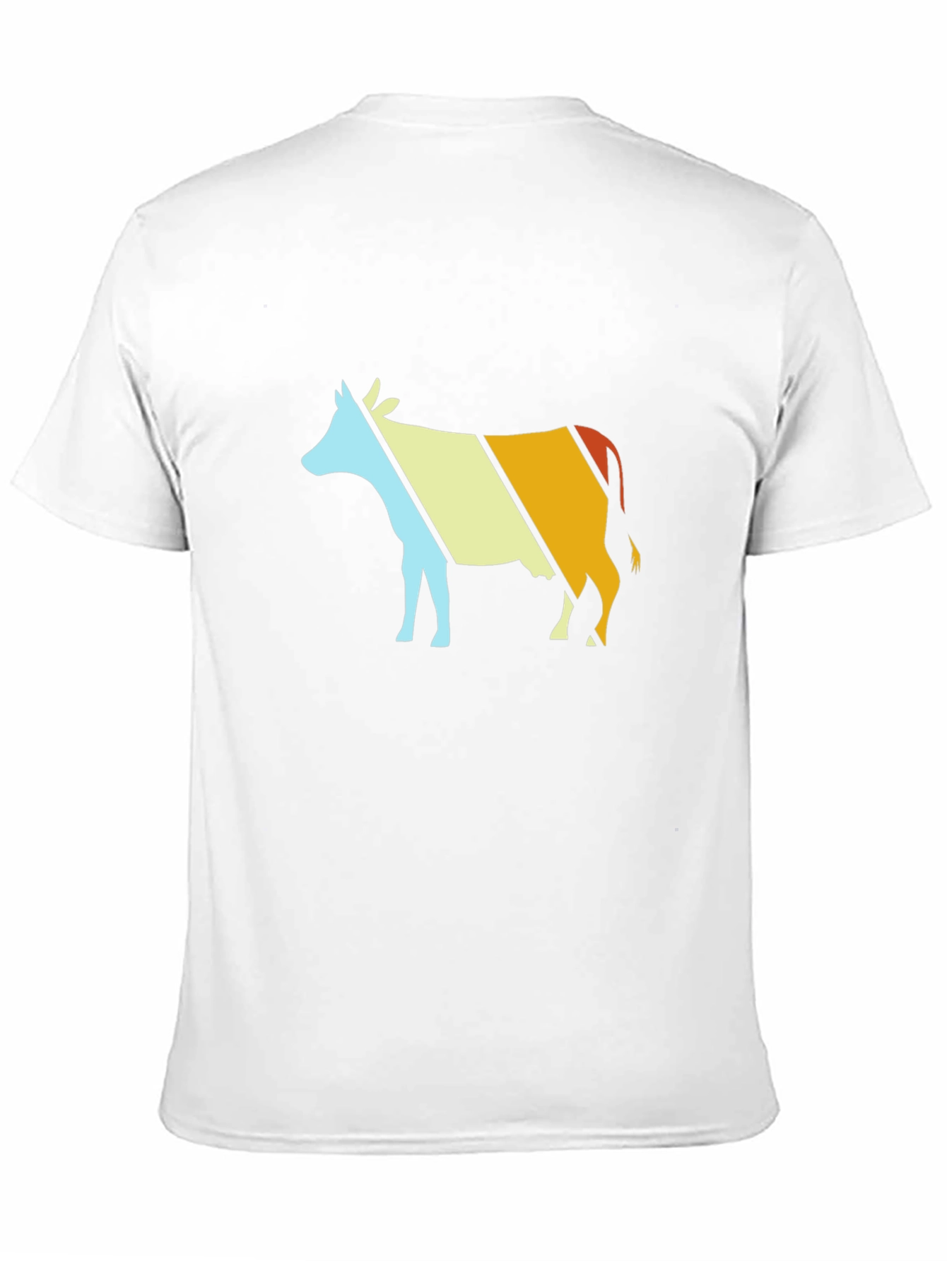 Retro Cow Graphic T-Shirt
