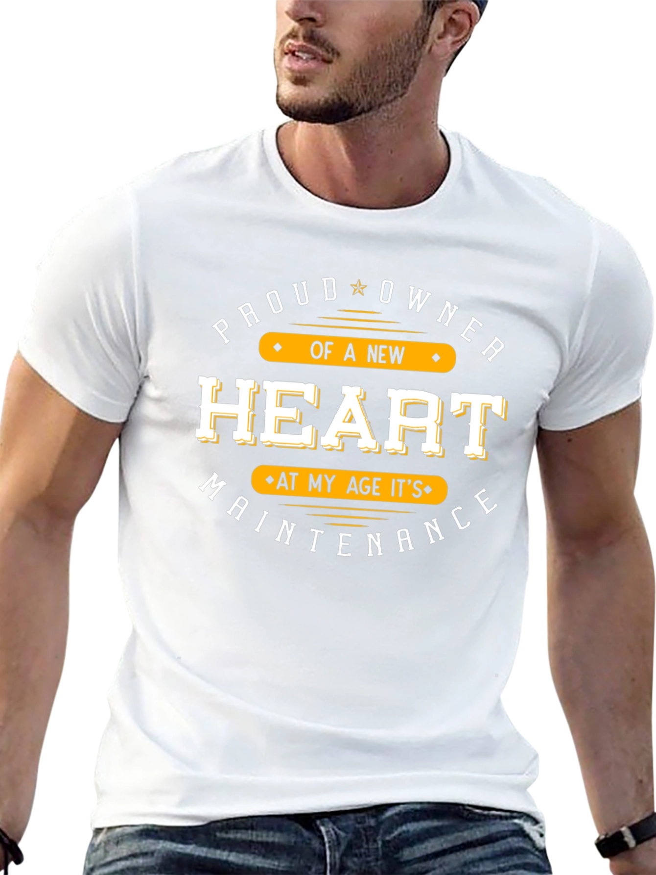 Proud New Heart Owner Black T-Shirt