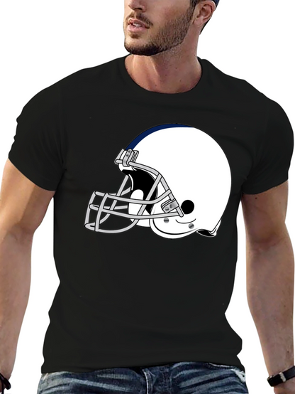 Football Helmet Graphic T-Shirt - Classic Design