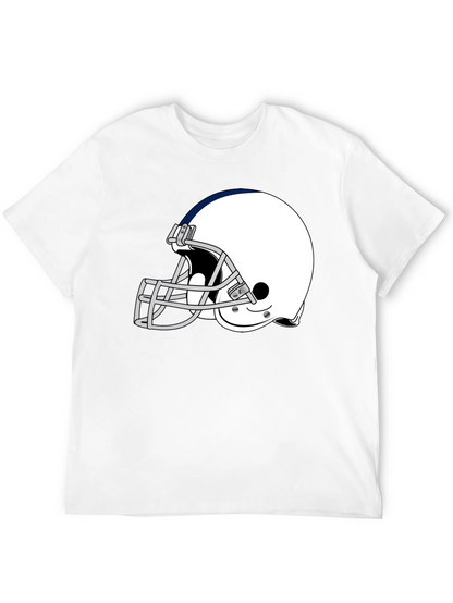 Football Helmet Graphic T-Shirt - Classic Design