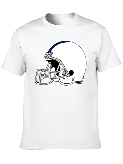 Football Helmet Graphic T-Shirt - Classic Design