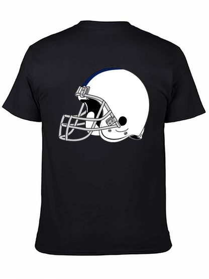 Football Helmet Graphic T-Shirt - Classic Design