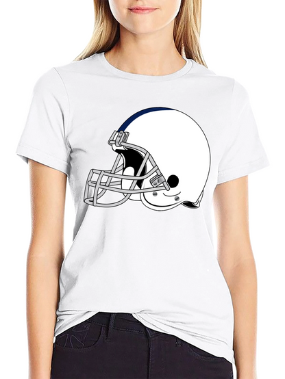 Football Helmet Graphic T-Shirt - Classic Design