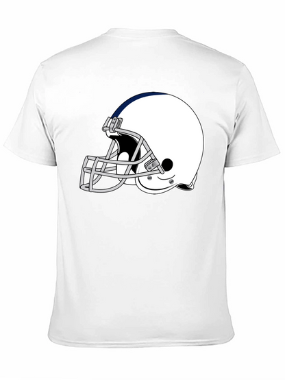 Football Helmet Graphic T-Shirt - Classic Design