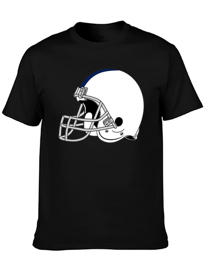 Football Helmet Graphic T-Shirt - Classic Design