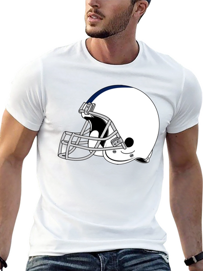 Football Helmet Graphic T-Shirt - Classic Design