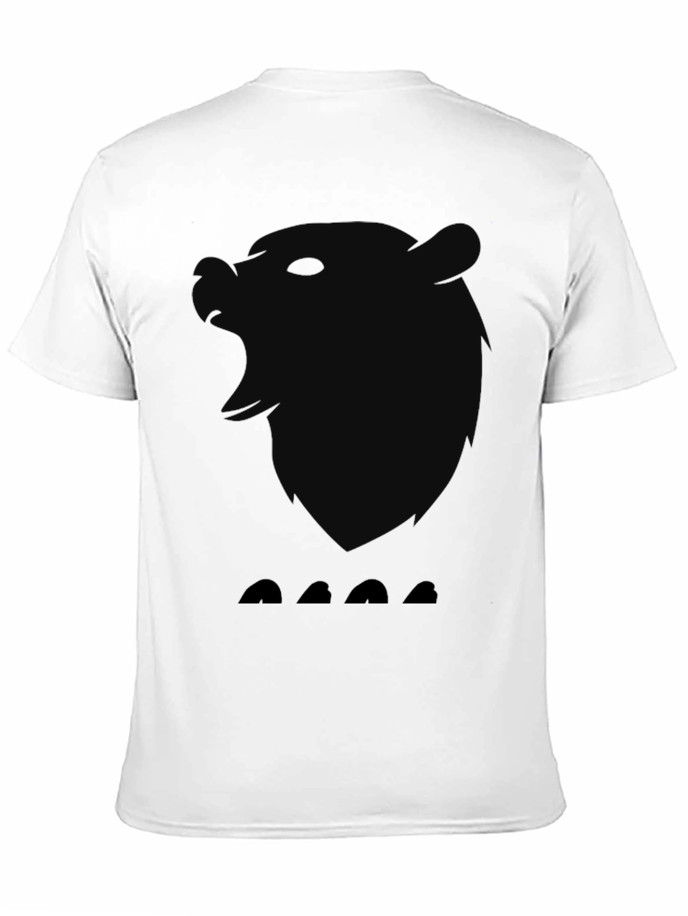 Black Bear Silhouette Graphic T-Shirt