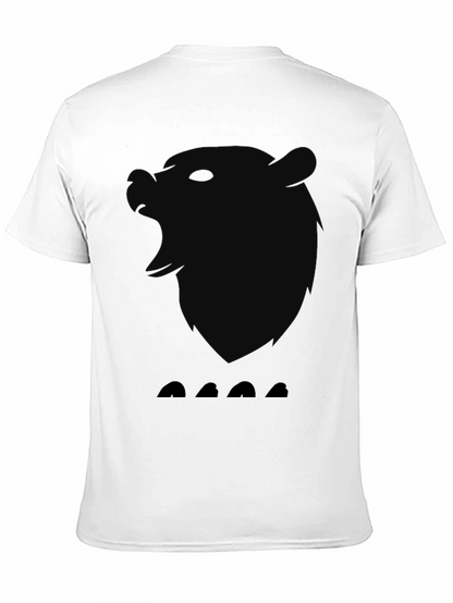 Black Bear Silhouette Graphic T-Shirt