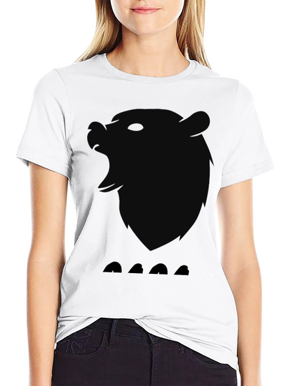 Black Bear Silhouette Graphic T-Shirt