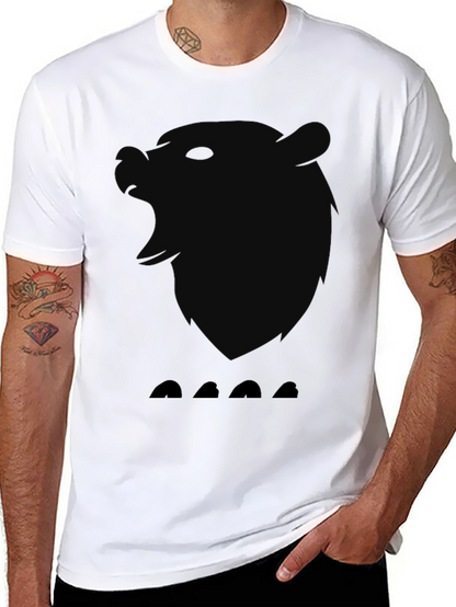 Black Bear Silhouette Graphic T-Shirt