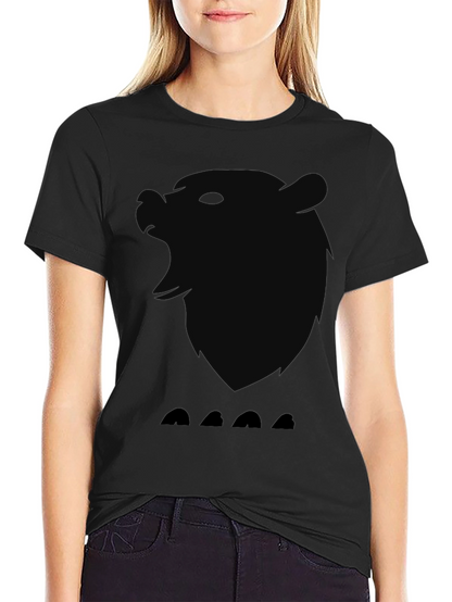 Black Bear Silhouette Graphic T-Shirt