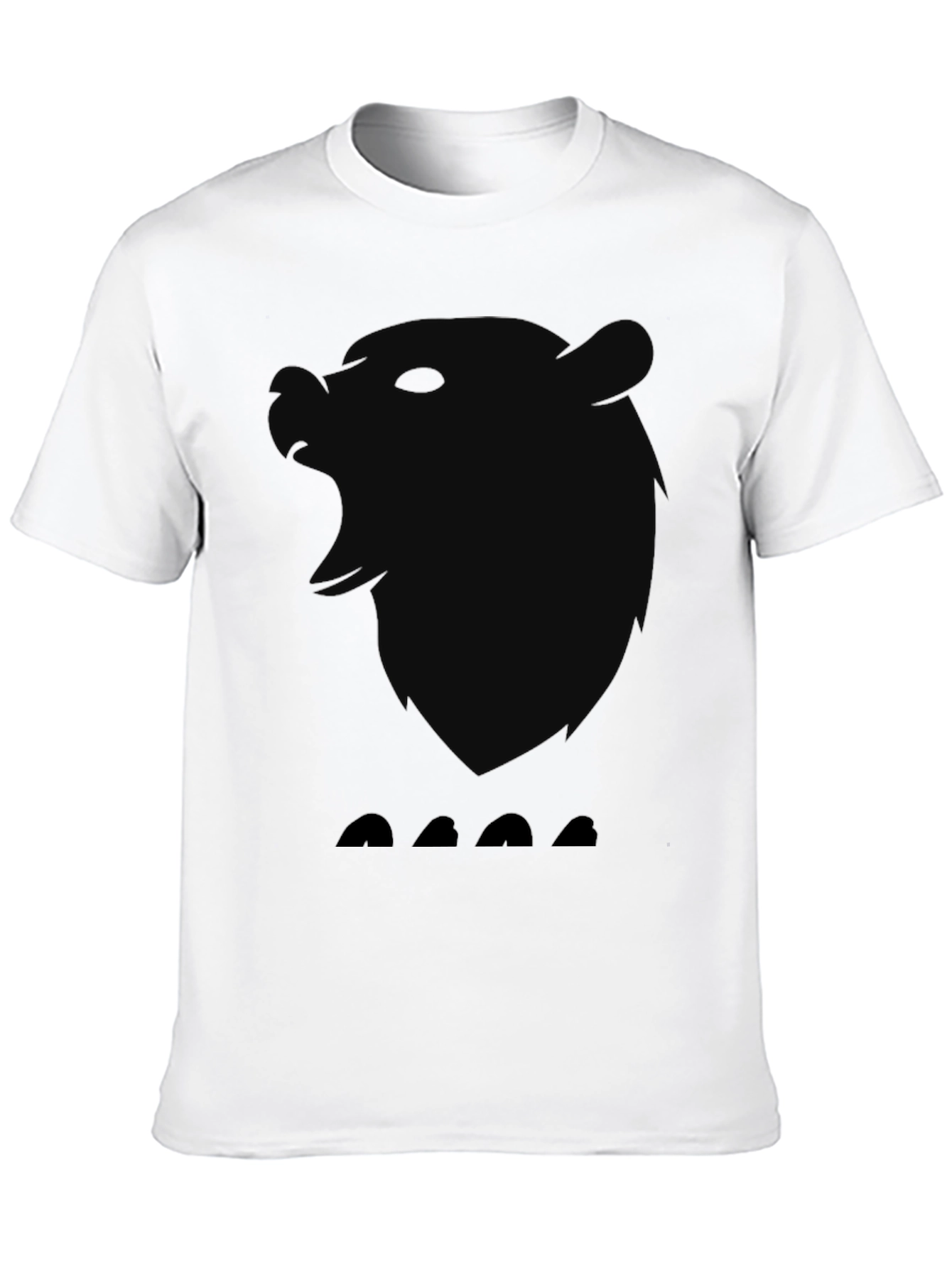 Black Bear Silhouette Graphic T-Shirt