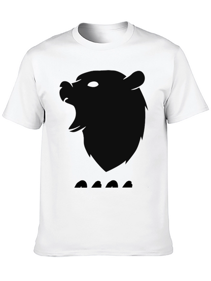 Black Bear Silhouette Graphic T-Shirt