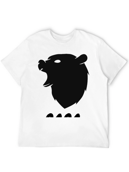 Black Bear Silhouette Graphic T-Shirt