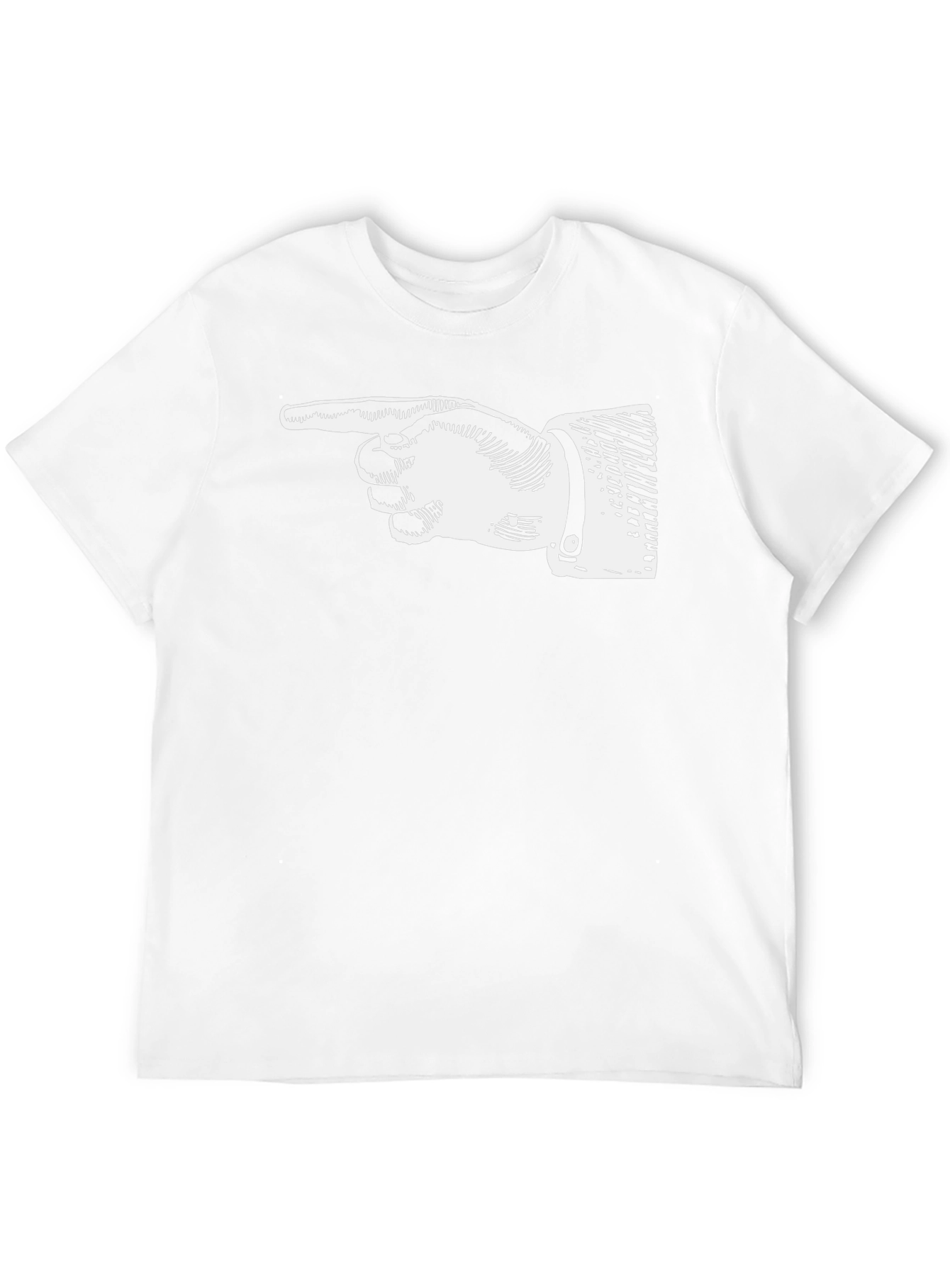 Pointing Hand Graphic T-Shirt - Bold Statement Tee