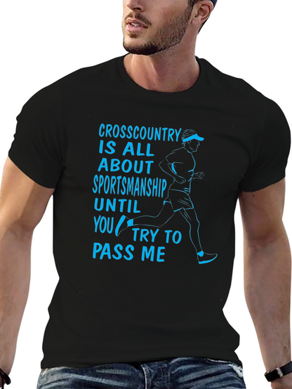 Funny Cross Country Sportsmanship Graphic T-Shirt