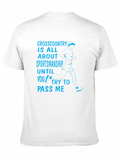 Funny Cross Country Sportsmanship Graphic T-Shirt